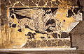 Mozaiek kiezelstenen vloer