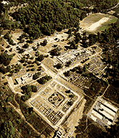 Het heiligdom van Olympia