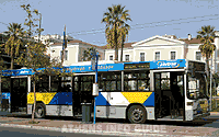 Modern stadsvervoer in Athene
