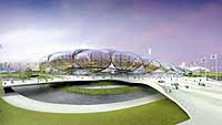 Het toekomstige Olympische Stadion