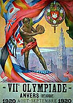 1920 Antwerp Olympic poster