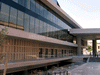 The front of the New Acropolis Museum in Athens