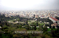 The Ancient Agora of Athens as seen from the Acropolis