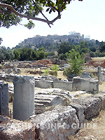 View on the Acropolis from the Ancient Agora