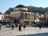 The Tsisdarakis Mosque built by Mustafa Ali Tsisdarakis on Monastiraki Square