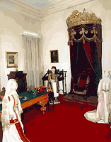 The throne of King Otto and the desk and personal items of King George I - National Historical Museum